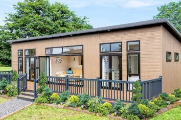 Absolutely Beautiful Atrium Monopitch Lodge from Omar, , Luxury Lodges for Sale