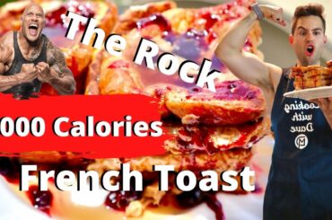 Dwayne The Rock Johnson Breakfast 2020 / Famous French Toast Recipe