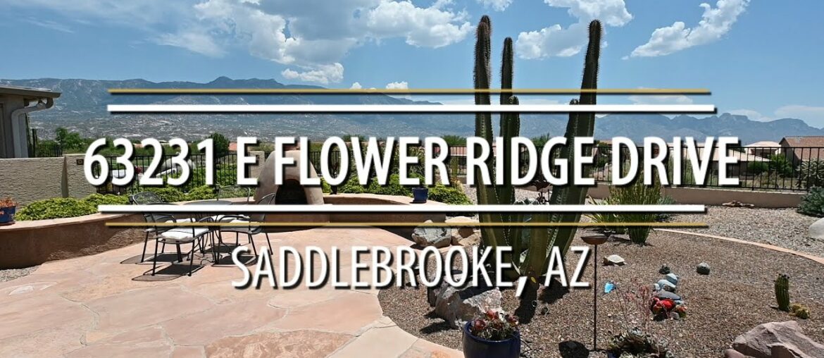 Home For Sale in Saddlebrooke, AZ 63231 E Flower Ridge Drive