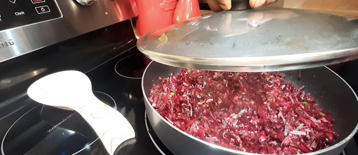 Fried Beetroot recipe in tamil (Translate English & French)