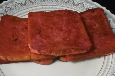 Red Velvet French Toast / Red Velvet Bread Toast - Kitchen Recipe Episode : 472