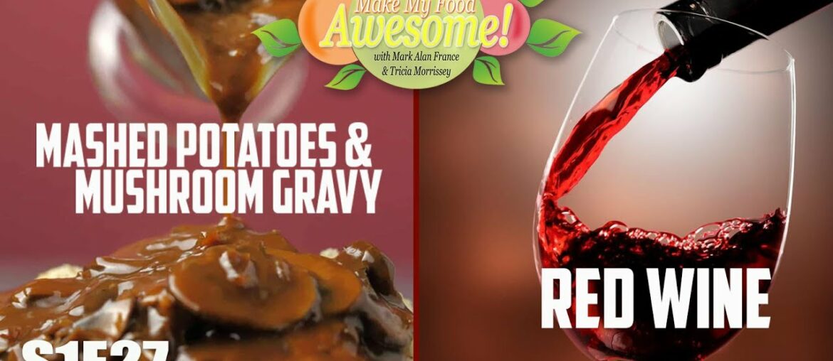 Mashed Potatoes & Mushroom Gravy || Heart Healthy Red Wine Mashed Potatoes & Mushroom Gravy || Heart Healthy Red Wine