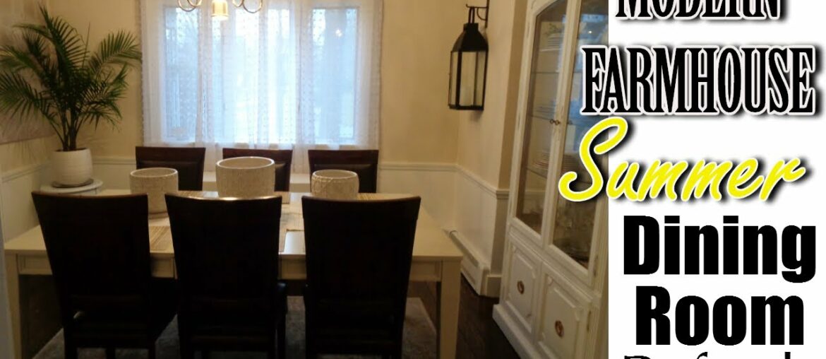 SUMMER DINING ROOM REFRESH 2020 | Painting My Dining Room