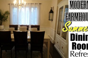 SUMMER DINING ROOM REFRESH 2020 | Painting My Dining Room
