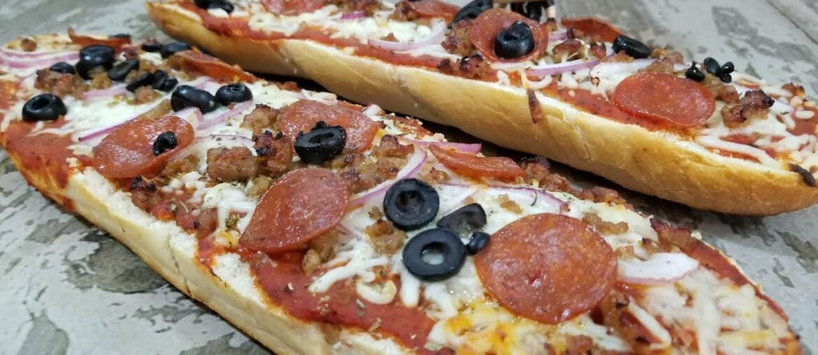 Grilled French Bread Pizza Recipe, #Grilling made easy