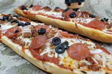 Grilled French Bread Pizza Recipe, #Grilling made easy
