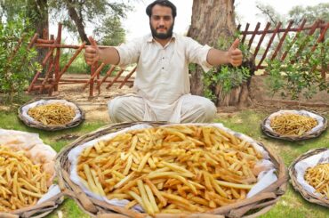 French Fries Recipe | 50KG Potato French Fries Cooking for Donation