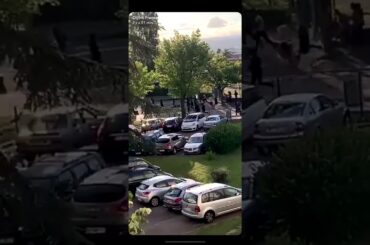 Dijon France immigrant gangs clash pt2 15.6.2020.