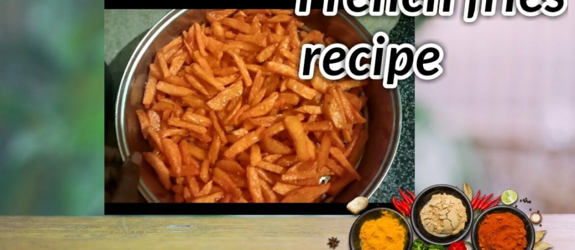 Ghar per Bani Hui french fries recipe 🍟🍟 homemade recipe Ghar per Bani Hui french fries recipe 🍟🍟 homemade recipe