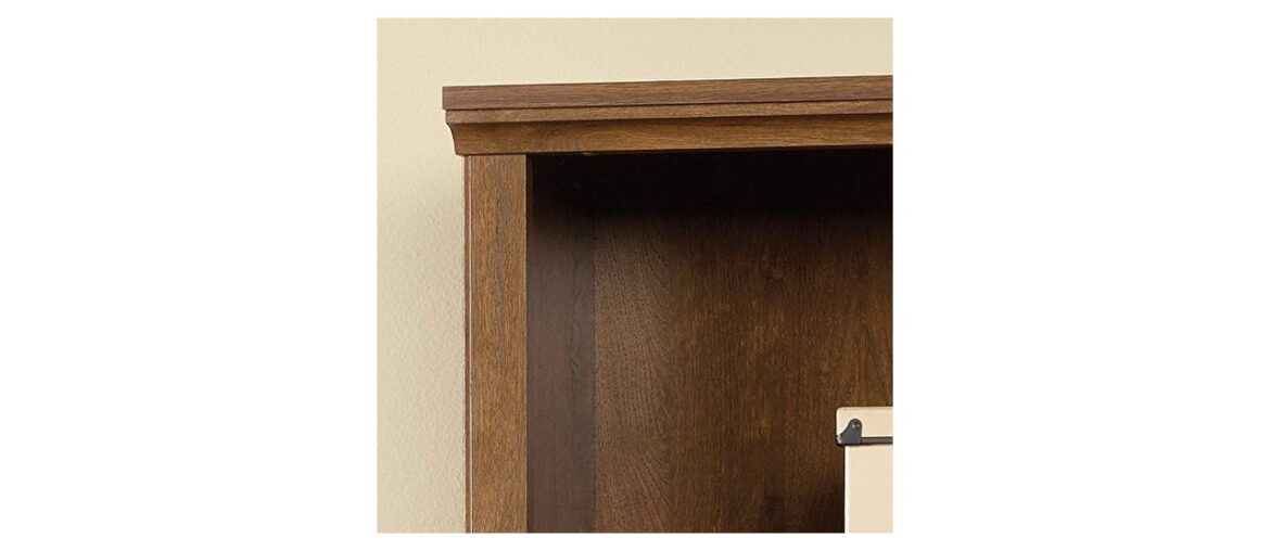 ▶️ Sauder 5-Shelf Split Bookcase, Oiled Oak finish ▶️ Sauder 5-Shelf Split Bookcase, Oiled Oak finish