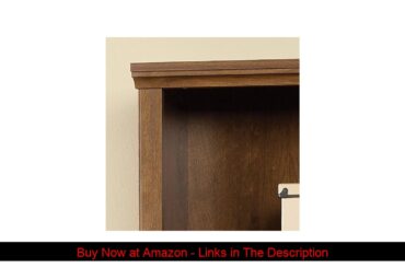 ▶️ Sauder 5-Shelf Split Bookcase, Oiled Oak finish
