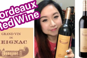 Bordeaux Wine - Grand Vin De Reignac Superieur 2011 Red Blend, French, France, Wine Tasting