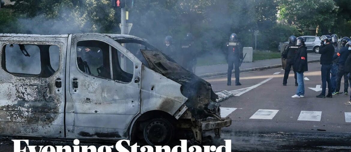 French city of Dijon gripped by riots blamed on Chechen groups