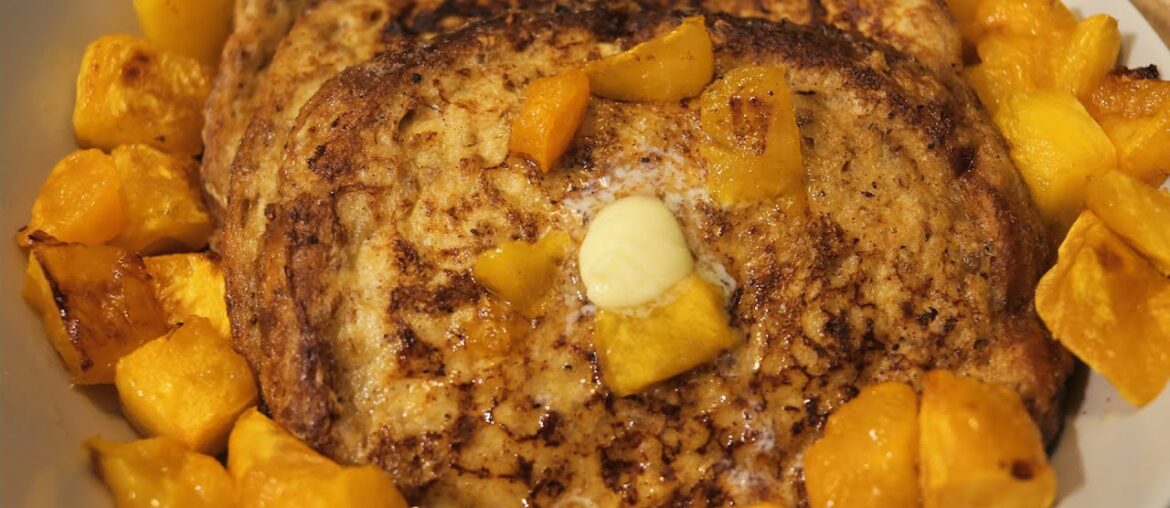 Easy Breakfast French Toast with Grilled Mango Recipe Easy Breakfast French Toast with Grilled Mango Recipe