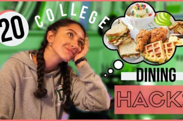 20 DINING HACKS IN 4 MINUTES 🥑🥪 // BACK TO SCHOOL Ep. 4