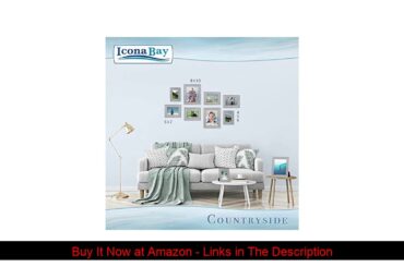 ▶️ Icona Bay 8x10 Picture Frames (Speckled Gray, 6 Pack), French Country Style Picture Frame Set, W