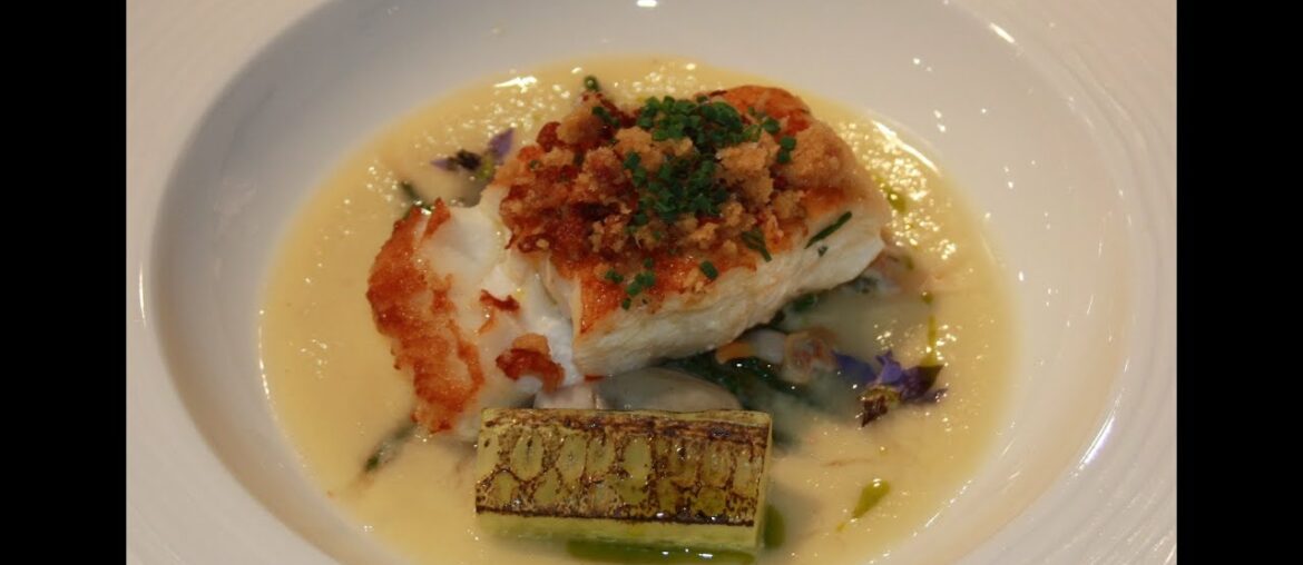 Michelin star chef Dominic Chapman creates cod with oyster recipe