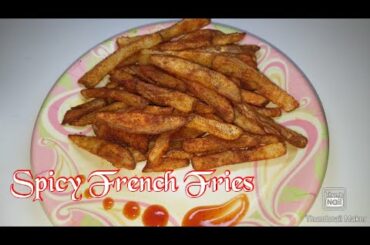 Spicy french fries recipe | Restaurant style and taste | Lockdown special recipe | potato recipes |