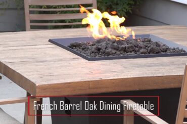 Comfort Services Inc Fireplace Division - French Barrel Oak Dining Table by RH Peterson