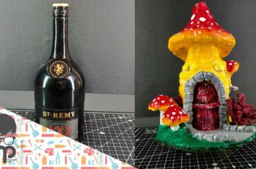 DIY | FAIRY MUSHROOM | ST REMY XO FRENCH BRANDY | CARDBOARD
