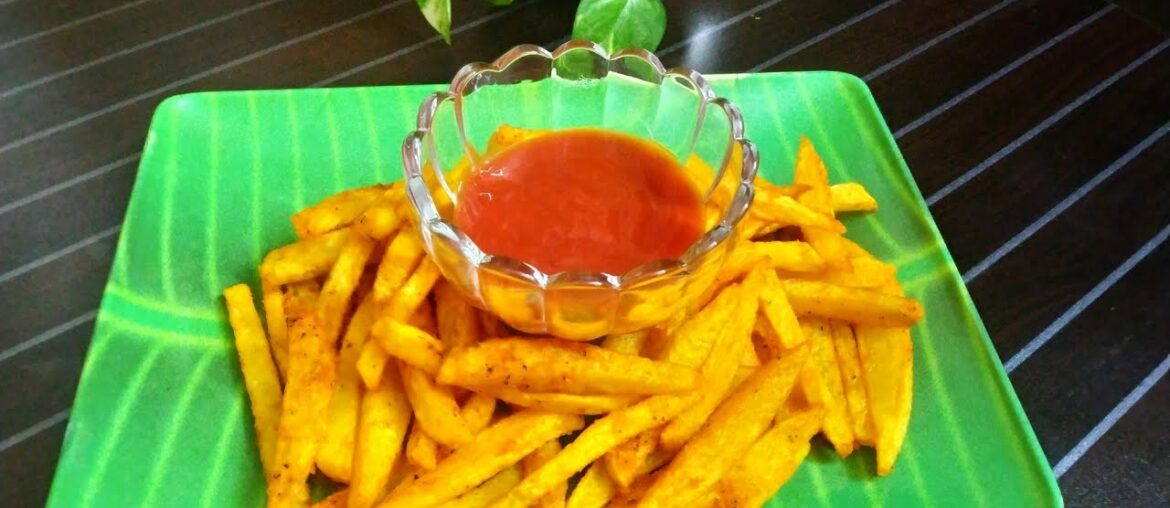 Spicy French fries recipe with chaat masala।। ফ্রেন্স ফ্রাই রেসিপি।।Potato finger fry  recipe