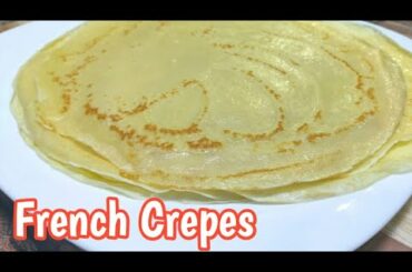 How To Make Crepes | Basic Crepes Recipe | French Crepes | Quick & Easy Breakfast Recipes By Foodic