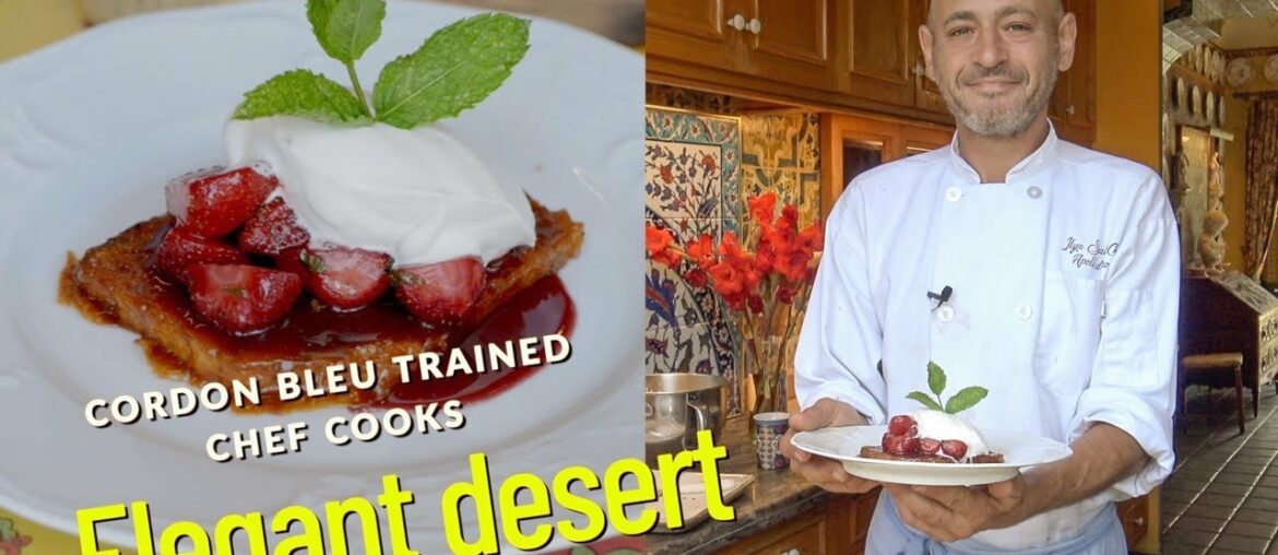Caramelized French Brioche with Sautéed Strawberries | Breakfast Desert Recipe Caramelized French Brioche with Sautéed Strawberries | Breakfast Desert Recipe
