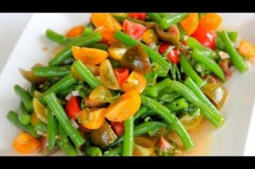 Green Bean And Tomato Salad - Simple Summertime Recipe