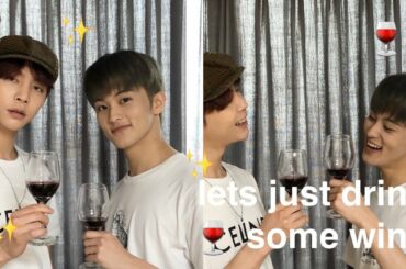lets drinking wine with johnny and mark