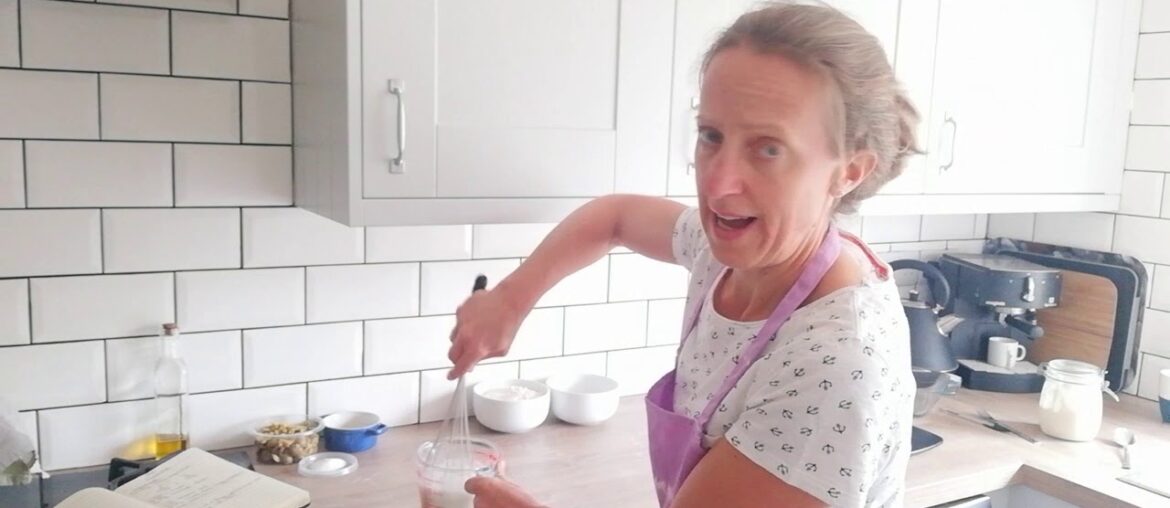 Sourdough Fougasse with Olives. Step 1