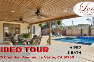 Video Tour of Beautiful La Verne Home With Pool