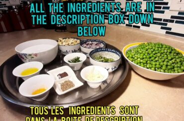 Green peas and cashew curry recipe in tamil (Translate English & French)