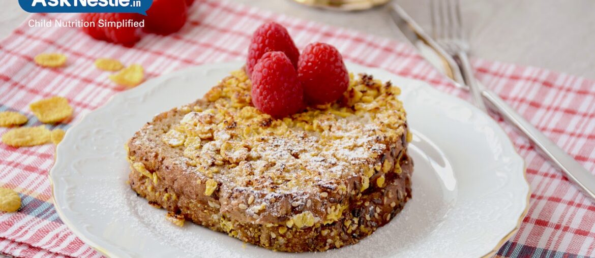 Nesplus Cornflakes French Toast No Method Recipes | Healthy Food Recipes For Kids | Ask Nestlé