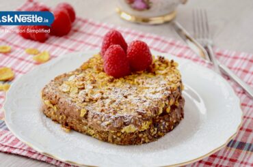 Nesplus Cornflakes French Toast No Method Recipes | Healthy Food Recipes For Kids | Ask Nestlé