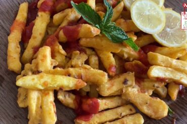 Spicy Masala French Fries Recipe.