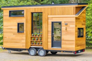 The 6m "Astrild" tiny house on wheels is built by French-based builders | Viet Anh Design Home