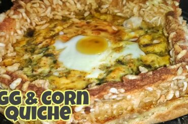 Egg n Corn Quiche I Perfect Quiche Recipe I French Cuisine