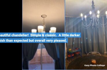 Top Review: LOG BARN Farmhouse Lighting, Brushed Rustic Dark Grey Finish, French Country Metal...