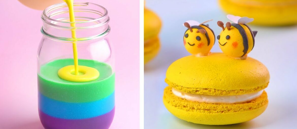 Perfect Colorful Macaron Decorating Ideas | So Yummy French Macaron Recipes | So Tasty Cake