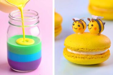 Perfect Colorful Macaron Decorating Ideas | So Yummy French Macaron Recipes | So Tasty Cake