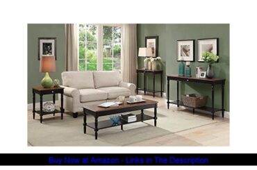 ⭐️ Convenience Concepts French Country Bookshelf Ladder, Dark Walnut / Black