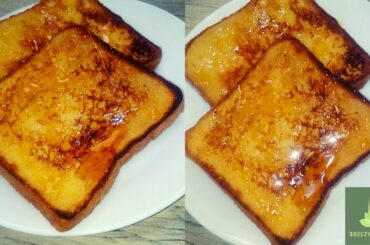 French toast recipe in Tamil/2 mins bread toast/Bread toast recipe for breakfast/easy snacks recipe