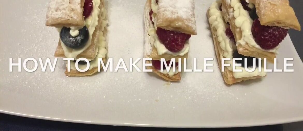 How To Make Mille Feuille/ French Dessert Recipe How To Make Mille Feuille/ French Dessert Recipe