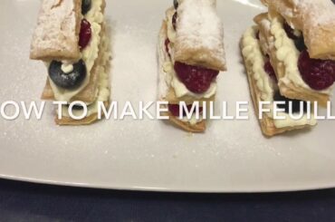 How To Make Mille Feuille/ French Dessert Recipe
