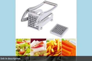 Stainless Steel French Fries Cutters Potato Chips Strip Cutting Machin