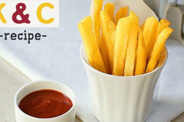 French Fries Recipe | McDonald's Style | Instant Recipe in 2 minutes - Kuku and Chips