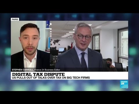 French finance minister slams US 'provocation' in quitting digital tax talks French finance minister slams US 'provocation' in quitting digital tax talks