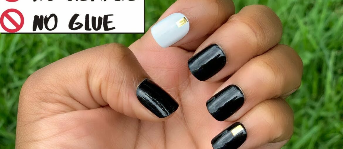 DIY PRESS ON NAILS QUICK AND EASY TUTORIAL | NO ACRYLIC | NO GLUE DIY PRESS ON NAILS QUICK AND EASY TUTORIAL | NO ACRYLIC | NO GLUE