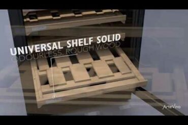 Small built-in wine cabinet, discover the characteristics of Cosy by ArteVino. Made in France.