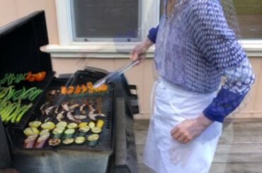 Crusty French Bread, Cheese, Charcuterie & Grilled Vegetable Salad